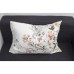 Fata de perna Bosfor Decor, bumbac ranforce, model cu flori multicolor, set 2 bucati, Dimensiune 50 x 70 cm